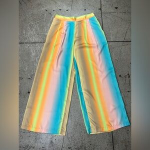 💚 3273. Multicolor Wide Leg Pants